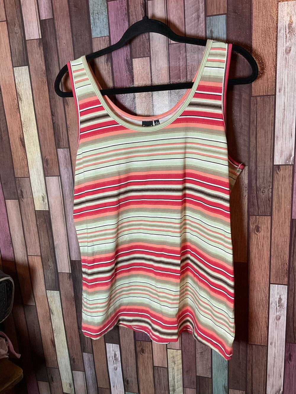 Women’s Cruel Serape Striped Tank Size XXL